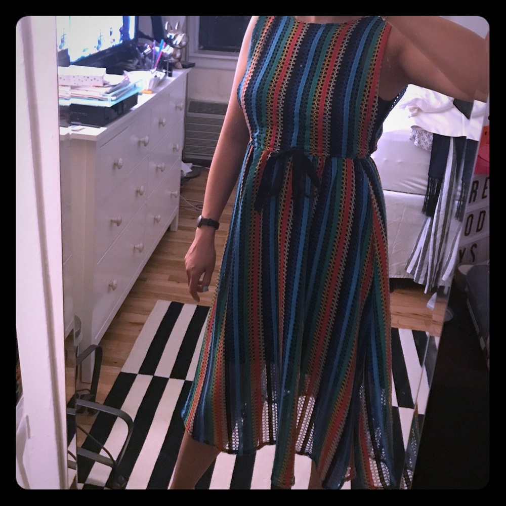 Anthropologie Rainbow dress